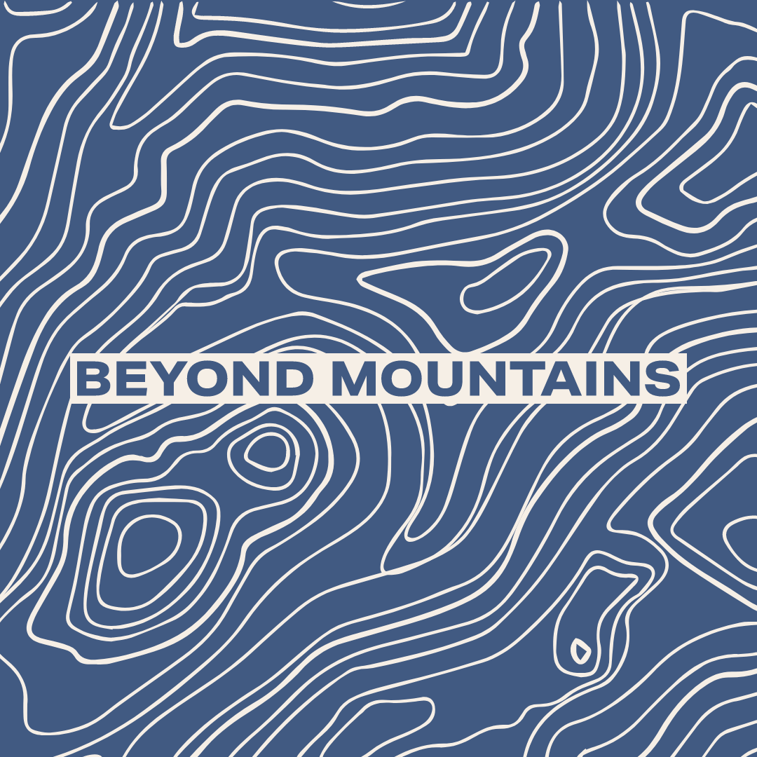 Beyond Mountains topographic logo for ADVNTR Coffee Co
