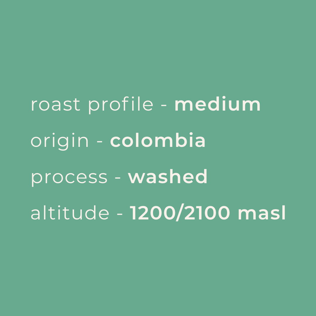 Coffee profile, origin, altitude and process information for the Trail Runner Medium Roast by ADVNTR Coffee Co.